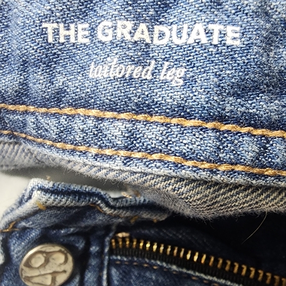 AG Adriano Goldschmied The Graduate Tailored Leg Cotton Lyocell Jeans 30 x 29 - Picture 6 of 7